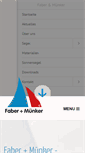 Mobile Screenshot of faber-muenker.de